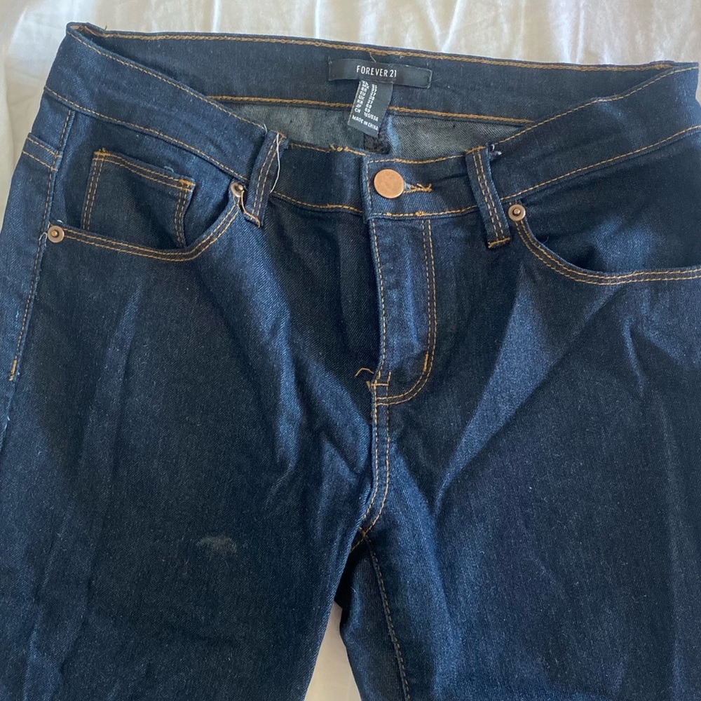 Skinny jeans, medium waist